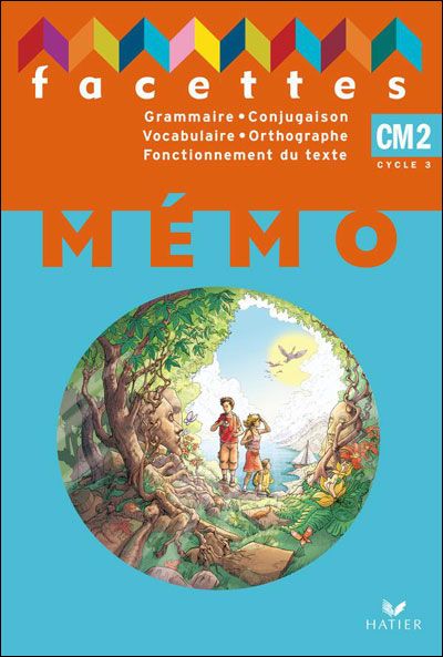 FACETTES : mémo ; grammaire, conjugaison, vocabulaire, orthographe, fonctionnement du texte ; CM2, cycle 3