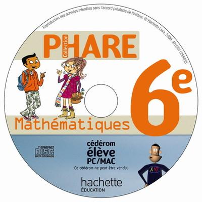 PHARE : mathématiques ; 6e ; pack de 10 CD-Rom (édition 2009)