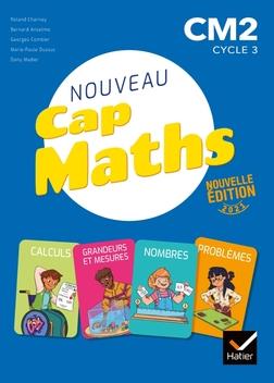 Cap Maths : CM2 ; livre élève nombres et calculs  + cahier géometrie + dico maths (édition 2021)