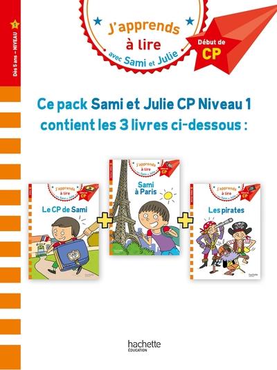 J'apprends à lire avec Sami et Julie : le CP de Sami ; Sami à Paris ; les pirates
