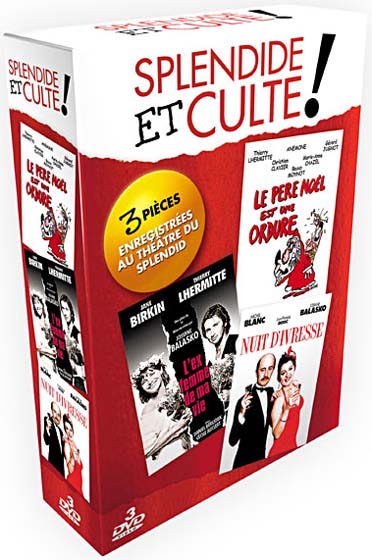 Coffret le théâtre c'est Splendide - Le Père Noël est une ordure + L'ex femme de ma vie + Nuit d'ivresse [DVD]