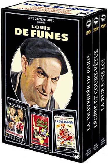 Coffret Louis De Funès, vol. 3 : la traversée de Paris ; légère et court-vetue ; la rue sans loi [DVD]