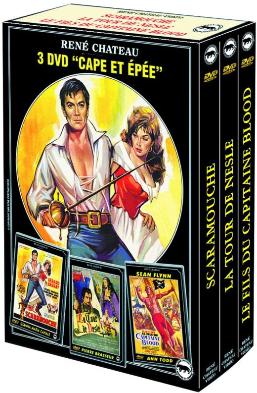 Coffret cape et épée : Scaramouche ; la tour de Nesle ; le fils du capitaine Blood [DVD]