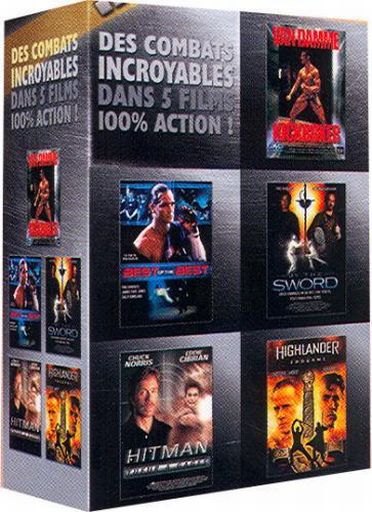 Combat 100% Action - Coffret 5 DVD [DVD]