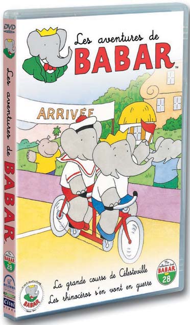 Les Aventures de Babar - 28 - La grande course de Célesteville + Les rhinocéros s'en vont en guerre [DVD]