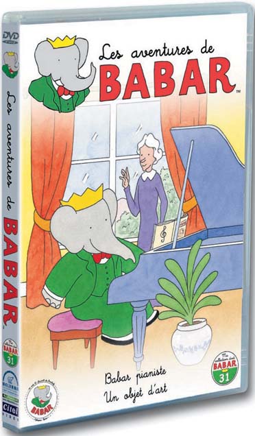 Les Aventures de Babar - 31 - Babar pianiste + Un objet d'art [DVD]