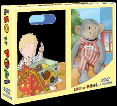 Léo et Popi - Coffret 3 DVD + 1 peluche - C'est l'hiver ! / Joyeux Noël ! + La famille / Les petits rituels + Les animaux / La nature [DVD]