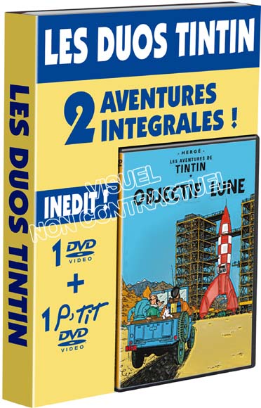 Les Aventures de Tintin - On a marché sur la Lune + Objectif Lune [DVD]