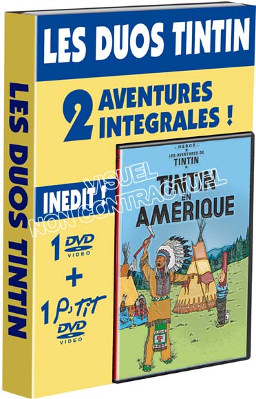 Les Aventures de Tintin - L'oreille cassée + Tintin en Amérique [DVD]