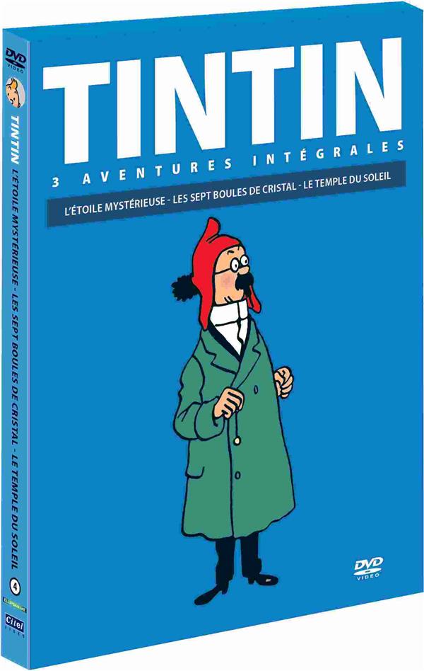 Tintin - 3 aventures - Vol. 4 : 7 boules de Cristal + Le Temple du soleil + L'Etoile mystérieuse [DVD]