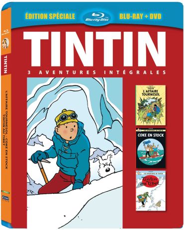 Tintin - 3 aventures - Vol. 6 : Tintin au Tibet + L'Affaire Tournesol + Coke en stock [Blu-ray]
