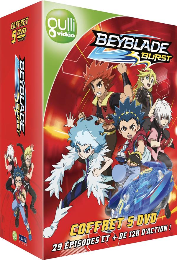 Beyblade Burst - Saison 1, Box 2/2 : Vol. 5 à 9 [DVD]