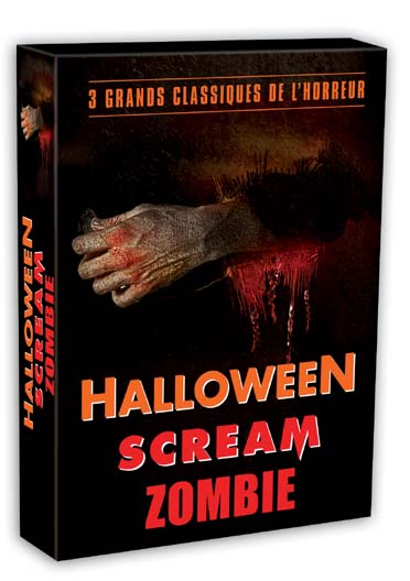 3 grands classiques de l'horreur : Halloween + Scream + Zombie [DVD]