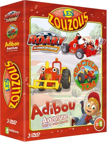 Coffret les Zouzous - Tracteur Tom + Roary + Adibou [DVD]