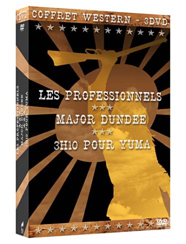 Coffret Westerns : Les professionnels + Major Dundee + 3h10 pour Yuma [DVD]