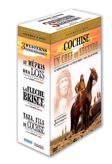 Western légendaire - Coffret Cochise : Au mépris des lois + La flèche brisée + Taza, fils de Cochise [DVD]