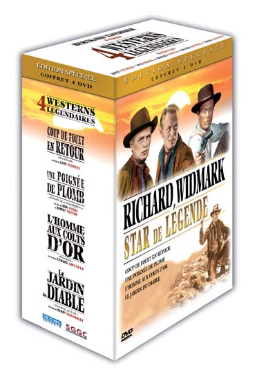 Richard Widmark, star de légende - Coffret 4 DVD [DVD]