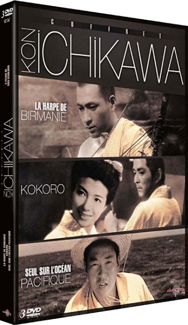 Kon Ichikawa - Coffret - La harpe de Birmanie + Kokoro + Seul sur l'océan Pacifique [DVD]
