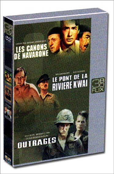 Flix Box - 10 - Les canons de Navarone + Le pont de la rivière Kwai + Outrages [DVD]