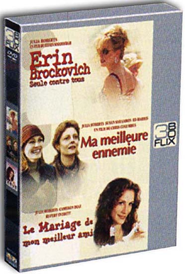 Flix Box - 12 : Erin Brockovich + Ma meilleure ennemie + Le mariage de mon meilleur ami [DVD]