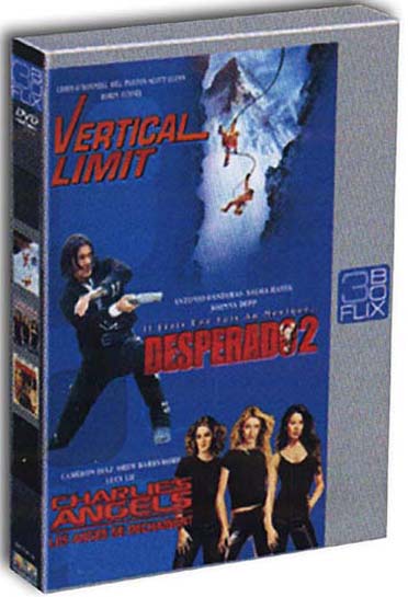 Flix Box - 13 - Vertical Limit + Desperado 2 - Il était une fois au Mexique + Charlie's Angels : Les anges se déchaînent [DVD]
