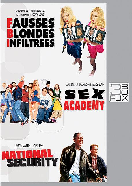 Flix Box - 20 - FBI - Fausses Blondes Infiltrées + Sex Academy + National Security [DVD]