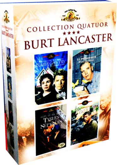 Burt Lancaster : Elmer Gantry le charlatan + Le prisonnier d'Alcatraz + Tables séparées + Le train [DVD]