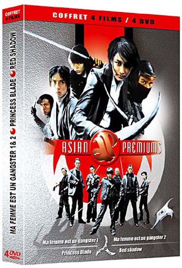 Asian Premiums - Coffret - Ma femme est un gangster + Ma femme est un gangster 2 + Princess Blade + Red Shadow [DVD] - flash vidéo