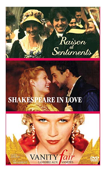 Raison et sentiments + Shakespeare in Love + Vanity Fair (La foire aux vanités) [DVD]