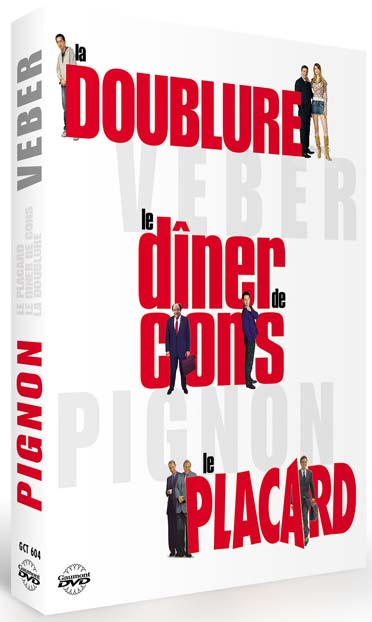 3 films écrits et réalisés par Francis Veber : Le dîner de cons + Le placard + La doublure [DVD]
