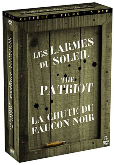 Coffret Guerre - Les larmes du soleil + The Patriot + La chute du faucon noir [DVD]