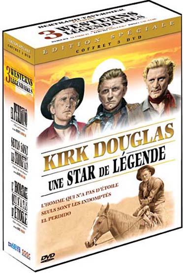Western légendaire - Coffret Kirk Douglas : L'homme qui n'a pas d'étoile + Seuls sont les indomptés + El perdido [DVD]