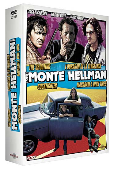 The Monte Hellman - 4 grands films cultes - Macadam à deux voies + Shooting + L'ouragan de la vengeance + Cockfighter [DVD]