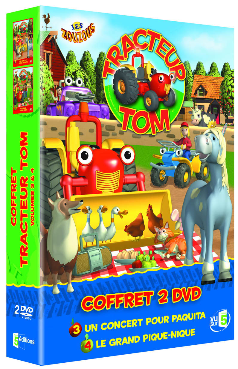 Tracteur Tom - Coffret - Un concert pour Paquita + Le grand pique-nique [DVD]
