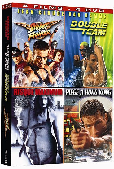 Jean-Claude Van Damme - Coffret - Street Fighter + Double Team + Risque Maximum + Piège à Hong Kong [DVD]