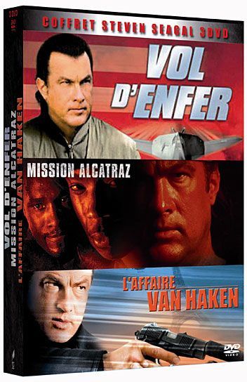 Coffret Steven Seagal 3 DVD - Vol d'enfer + Mission Alcatraz + L'affaire Van Haken [DVD]