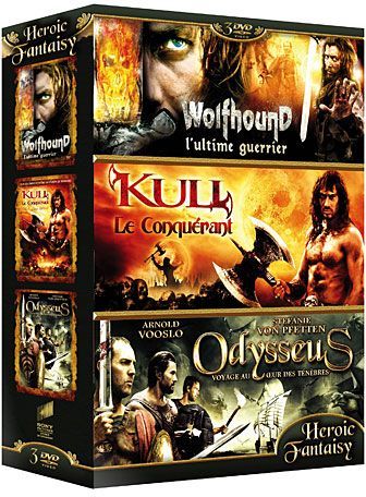 Coffret Heroic Fantasy n° 2 : Wolfhound + Kull le conquérant + Odysseus [DVD] - flash vidéo