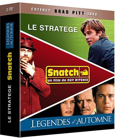 Coffret Brad Pitt - Le stratège + Snatch + Légendes d'automne [DVD]