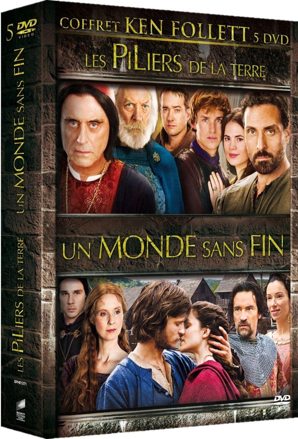 Coffret Ken Follett 5DVD - Les piliers de la terre + Un monde sans fin [DVD]