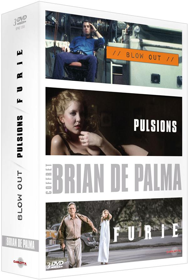 Coffret Brian De Palma : Blow Out + Pulsions + Furie [DVD]