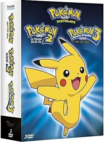 Pokémon - Coffret : Le film 1 - Mewtwo contre Mew + Le film 2 - Le pouvoir est en toi + Le film 3 - Le sort des Zarbi [DVD]