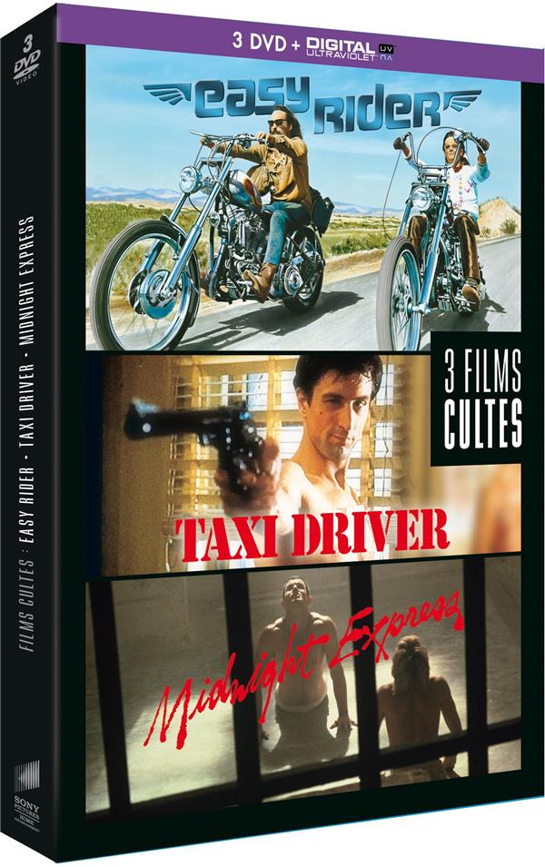 Films cultes - Coffret : Easy Rider + Taxi Driver + Midnight Express [DVD]