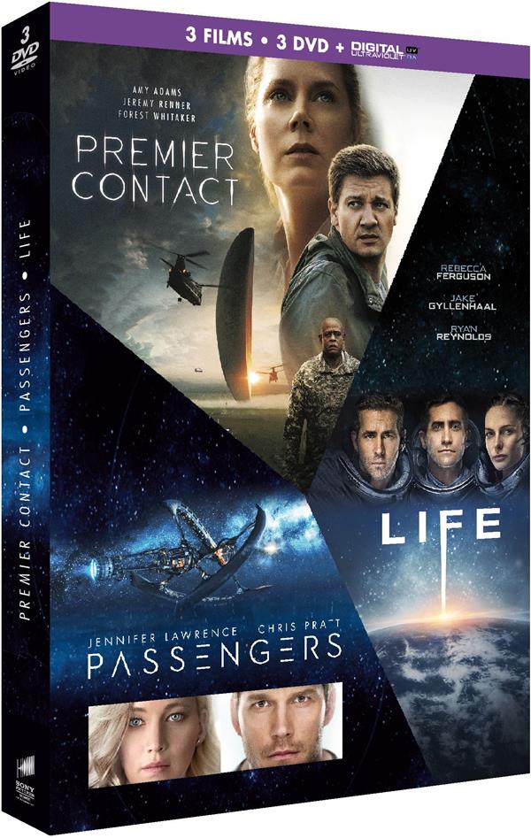 Coffret : Premier contact + Passengers + Life - Origine inconnue [DVD]