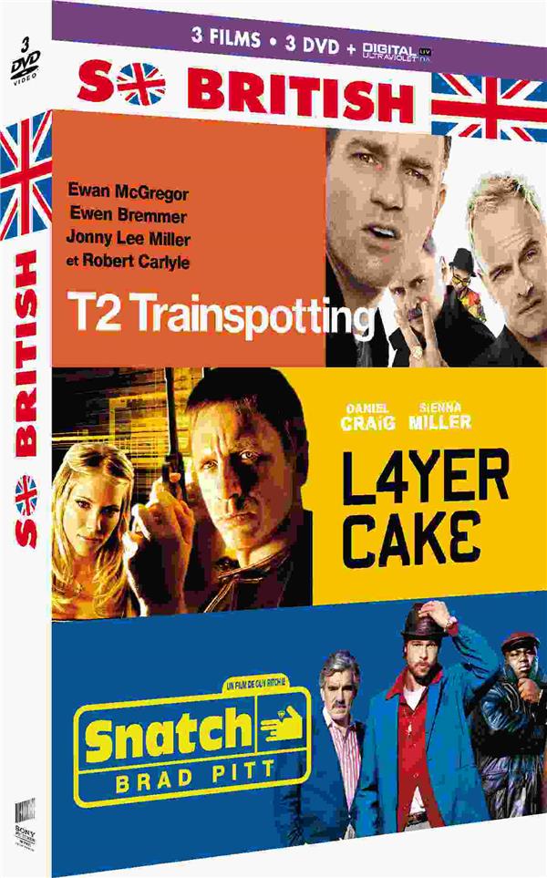So British - Coffret : T2 Trainspotting + Layer Cake + Snatch [DVD]