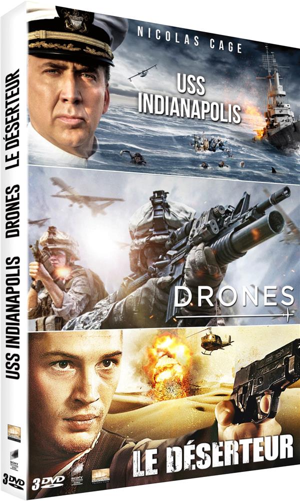 Coffret : USS Indianapolis + Drones + Le Déserteur [DVD]