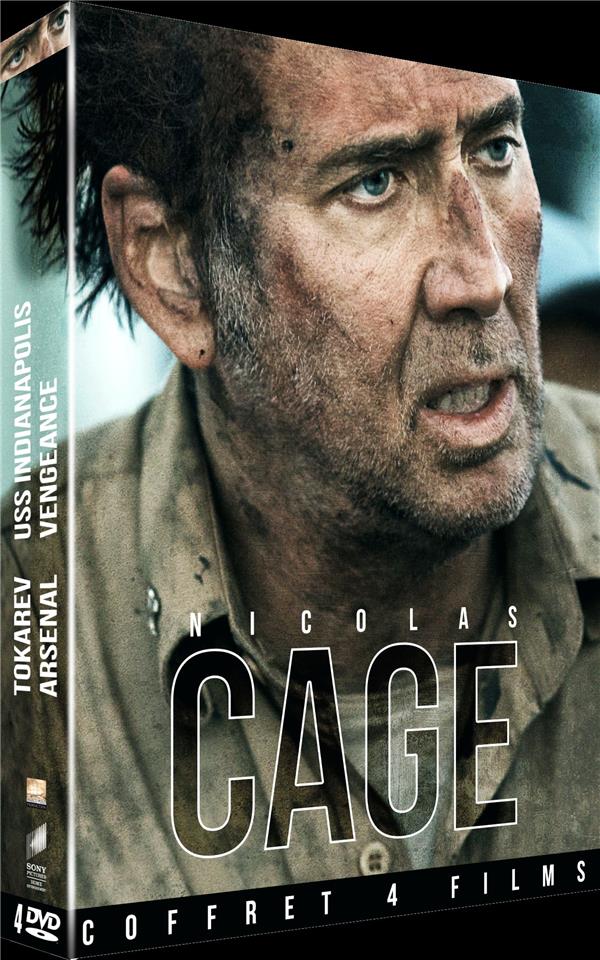 Nicolas Cage - Coffret 4 films : Tokarev + USS Indianapolis + Arsenal + Vengeance [DVD]