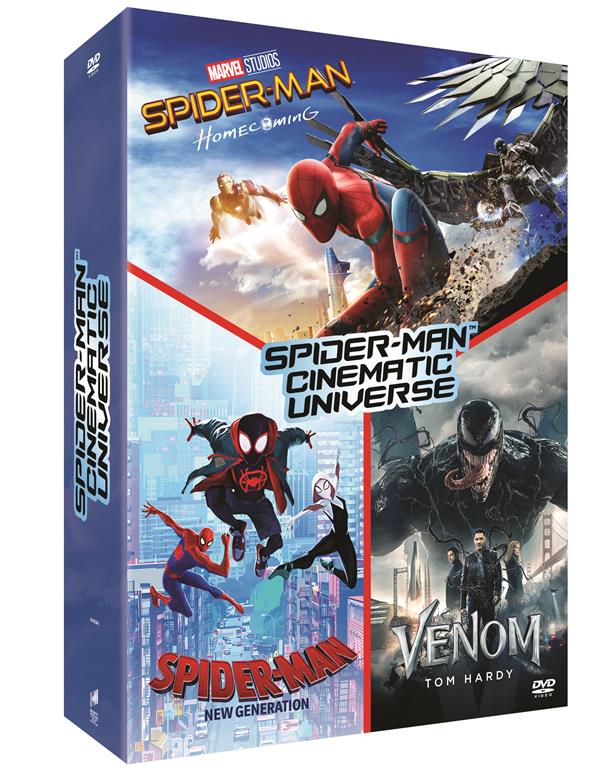 Spider-Man Cinematic Universe : Spider-Man Homecoming + Spider-Man New Generation + Venom [DVD]