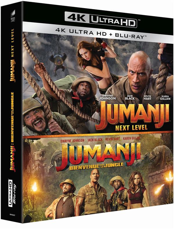 Jumanji : Bienvenue dans la jungle + Next Level [4K Ultra HD]
