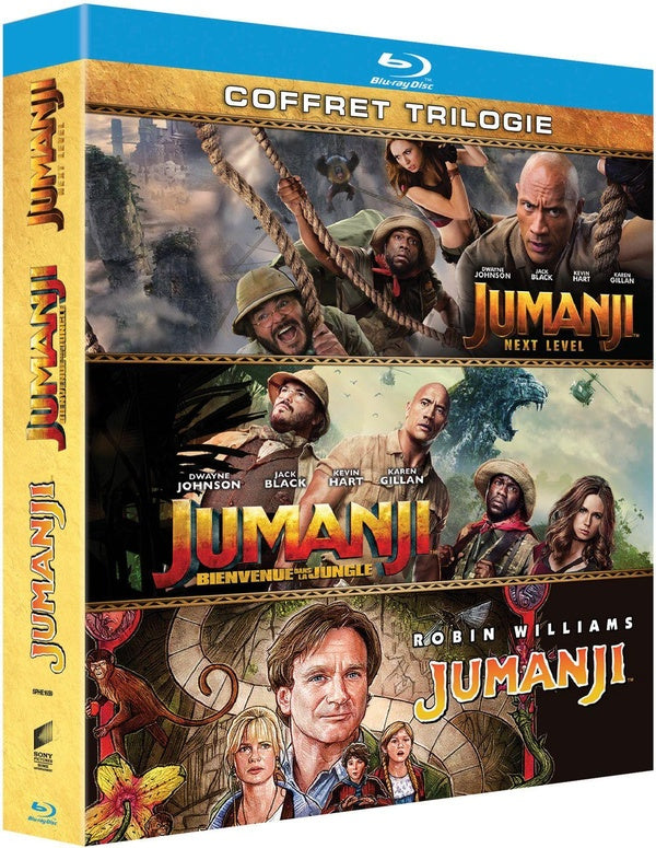 Jumanji + Jumanji : Bienvenue dans la jungle + Jumanji : Next Level [Blu-ray]