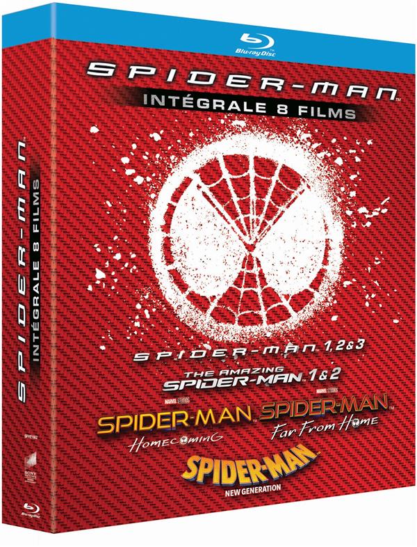 Spider-Man - Intégrale 8 films [Blu-ray]